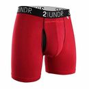2UNDR Men's 6" Swing Shift Boxers Underwear Brief X-Large Red 2U01BB-006-XL NEW