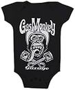 Gas Monkey Garage Unisex-Baby BG-13-GMG13002-H64-7 Baumwolle, Nero, 12 Mesi