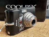 Nikon Coolpix L12 7.1MP Compact Digital Camera Black Tested Boxed