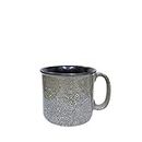 Kumbhar Homes Studio Pottery Ceramic 550 Ml Ash Gray Color Xtra Large Size Mug,2 PCS.