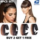 4PCS Set Hair Braided Plaited Headband Synthetic Hairband for Women Girls