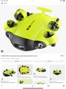Scuba diving video camera with VR headset Qysea Fifish V6 Rov Underwater Drone