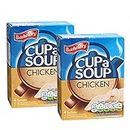 Batchelor's Cup A Soup 4 Sachets - Chicken - 2 Pack, 2 x 81 g