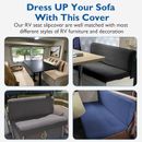 Rv Dinette Cushion Covers Camper Cushion Covers Sofa Slipcovers-couch Furniture Protector For Rv Camper Car Bench (1 Backrest Cover, 1 Bench Cover)