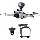 Anbee Mini 3 Pro Drone Carry Bracket for Action Camera/LED Flight Light, with Tripod Mount Adapter and 1/4 Screw Adapter Compatible with DJI Mini 3 Pro RC Quadcopter