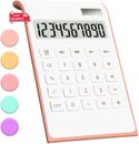 Calculadora de oro rosa, suministros y accesorios de oficina rosa oro rosa, 10 dígitos