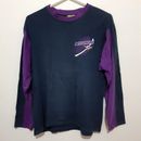 Melbourne Storm Shirt Mens Purple Long Sleeve Supporters Gear Size Medium