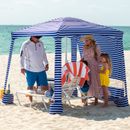 Beach Cabana, 6.2'×6.2' Beach Canopy, Easy Set up and Take Down, Cool Cabana ...