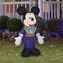 Gemmy Mickey Skeleton Halloween Inflatable 3.5ft 227008