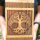 Wooden Urn Box For Human Ashes Personalized Cremation urns for ashes Heart Tree