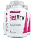 Bustmaxx All Natural Bust Enlarging & Enhancement Supplement Capsules, 180 Count