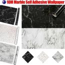 10M Marble Wall Sticker Decor Roll Wallpaper Self Adhesive Contact Paper PVC AU