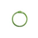 OP 10PCS Spray Paint Metal Keyring for Keychain DIY Jewelry Making Accessory Fittings Accessorie Connection Ring Keyring 30mm T108 (Color : Green, Size : 30mm x 10pcs)