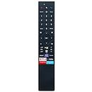 Allimity ERF6D62V Replacement Infrared Remote Control fit for Vu 4K Ultra HD Android QLED TV 85QPX (2020 Model) Without Voice Function w/Shortcut App Disney+hotstar Netflix YouTube Primevideo