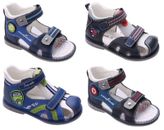 BABY Toddler Boys Kids Summer Sandals Beach Shoes Leather Insole 4-8.5UK