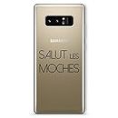 ZOKKO Galaxy Note 8 Salut Les Moches - Soft Transparent Case - Black Ink