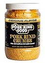Pork King Good Low Carb Keto Diet Pork Rind Breadcrumbs! Perfect For Ketogenic, Paleo, Gluten-Free, Sugar Free and Bariatric Diets (Original) (Original, 12 Oz Jar)