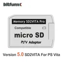 PSVita V5.0 Game Card PSV 1000/2000 Adapter SD2VITA For PS Vita Memory TF Card 3.60 System SD Micro