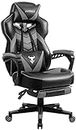 Gaming Chairs for Adults, Ergonomic Computer Chair with Footrest, Gamer Chair with Massage, Recliner PC Gaming Chair, Home Office Desk Chair, Big and Tall Racing Chair, Video Game Chairs with Footrest