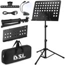DSL Heavy Duty Orchestral Music Stand Folding Adjustable Sheet Stand Tripod Base