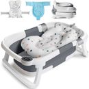 Foldable Baby Bath Tub Newborn Safety Collapsible Portable Infant Shower Bathtub