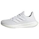 adidas Performance Pureboost 23 Running Shoes, Cloud White/Cloud White/Core Black, 8.5