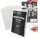 BCW Magazine Premade Resealable Bags and Boards | Standard Size 8 ¾" x 11⅛" | Pre-Loaded Boards in Magazine Sleeve Protectors | Ideal for Packaging and Protecting Magazines (25, Resealable)