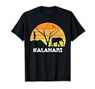 Kalahari Desert Elephant Meerkat Sunset Safari Africa T-Shirt