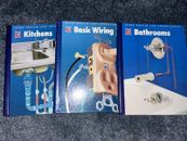 Time Life Home Repair and Improvement books Kitchen, Bathroom, Wiring Lot of 3