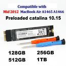 Nuovo 128 GB 256 GB 512 GB 1 TB SSD per metà 2012 Apple Macbook Air A1465 A1466 EMC2558