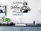 Kochen Fabelhafter Aufkleber Wand Küche Koch Wohnkultur Aufkleber Vinyl Lustige Zitate