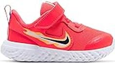 Nike Boys Revolution 5 FIRE (TDV) Laser Crimson/Dk Running Shoe - 9.5 UK (CK4551-600-10C)