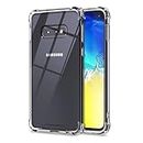 Tigerify Silicone Flexible Transparent Back Cover for Samsung Galaxy S10E (Bumper Case)