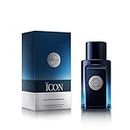 Antonio Banderas Perfumes -The Icon - Eau de Toilette Spray for Men, Amber Woody Fragrance - 1.7 Fl Oz