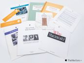  ENORME Colección Rara Apple Macintosh Computadora Folletos Promocionales Folletos