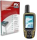 atFoliX Película Protectora compatible con Garmin GPSMap 64/64s/64st Protector Película, ultra claro y flexible FX Lámina Protectora de Pantalla (3X)