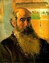 Oil Painting on Canvas - 8 Famous Wall Art - self portrait 1873 Camille Pissarro -05, 80-$3000 Hand Painted by Art Academies' Teachers