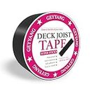 GEYYANG Deck Joist Tape 2 inch x 50 Feet,Butyl Joist Tape for Decking,Waterproof Seal Antiseptic Butyl Deck Tape, Self-Adhesive Deck Flashing Tape for Wood Decks Beams Roof(1 Roll)
