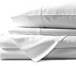 Three Quarter Size Sheet Set - 4 Piece - Bed Sheets- Easy- Fits (10-12" Inch) Deep Pocket 850-Thread Count (Three Quarter - 48" X 75"- White Solid) 100% Egyptian Cotton