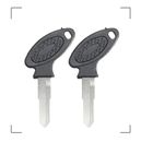 2Pcs Motorcycle Uncut Key Blank For Mopeds Chinese Scooter Bike GY6  150cc