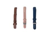 Fitbit Alta 3 Bands by WITHit, Pink, Blue, Brown, Silicone