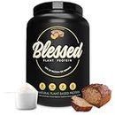 Blessed Vegan Protein Powder - Plant Based Protein Powder Meal Replacement Protein Shake, 23g of Pea Protein Powder, Dairy Free, Gluten Free, No Sugar Added, 30 Servings (Banana Bread)
