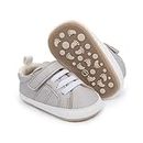 Miamooi Infant Baby Boys Girls Sneakers Toddler Soft Sole First Walking Shoes Casual Flat Newborn Lightweight Crib Shoe