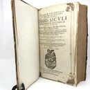 Diodorus Siculus Bibliothecae Historicae Libri XV de XL 1604 Greek Latin Folio