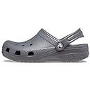 Crocs Unisex-Child Kids' Classic Clog | Girls and Boy Shoes, Slate Grey/Slate Grey, 4 Big Kid