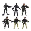6Pcs /set Playset Game Realistic Figure Army Soldier Boy Gifts Kids Toy Model