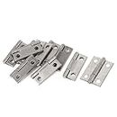 uxcell 1inch Long Cabinet Gate Closet Door Stainless Steel Hinge 10pcs