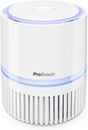 Mini purificador de aire Pro Breeze® 3 en 1 con verdadero filtro e ionizador HEPA, persona