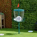 Disc Golf Target w/ High Visibility Chains, Easy Set Up & Storage for Backyard
