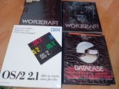 IBM XT AT 386 486 software per computer OS/2 Wordcraft dischi floppy 5,25 e 3,5 pollici 